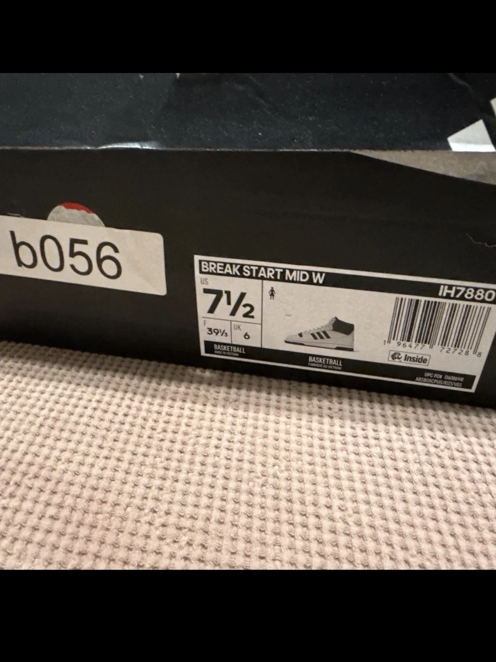 Adidas Break Start Mid W White Black IH7880 - Size US 7.5W / 6.5M